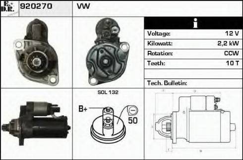EDR 920270 - Starter car-mod.net