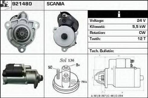 EDR 921480 - Starter car-mod.net