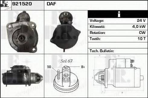 EDR 921520 - Starter car-mod.net