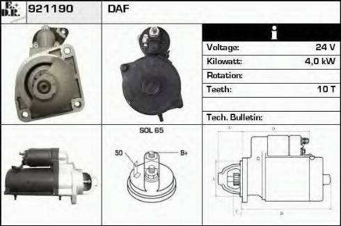 EDR 921190 - Starter car-mod.net
