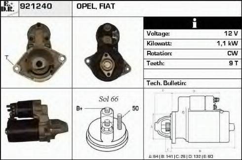 EDR 921240 - Starter car-mod.net