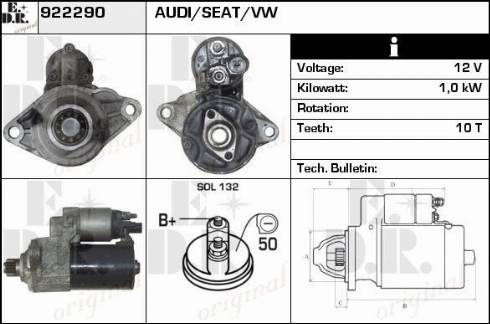 EDR 922290 - Starter car-mod.net