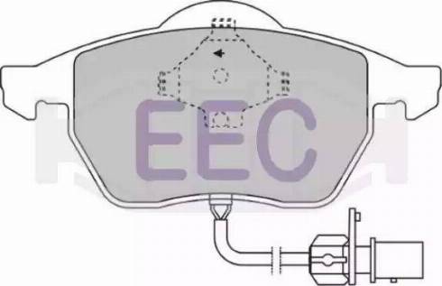 EEC BRP0964 - Brake Pad Set, disc brake car-mod.net