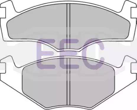 EEC BRP0438 - Brake Pad Set, disc brake car-mod.net