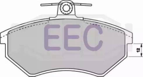 EEC BRP0708 - Brake Pad Set, disc brake car-mod.net