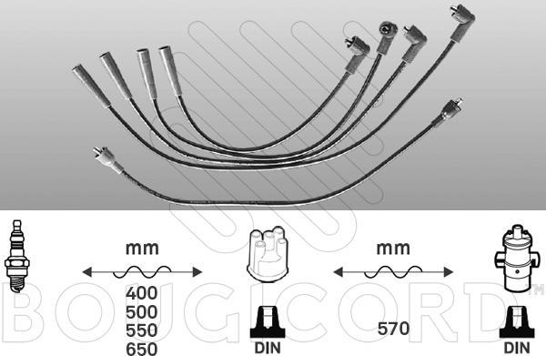 EFI 4003 - Ignition Cable Kit car-mod.net