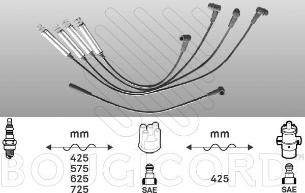 EFI 4122 - Ignition Cable Kit car-mod.net