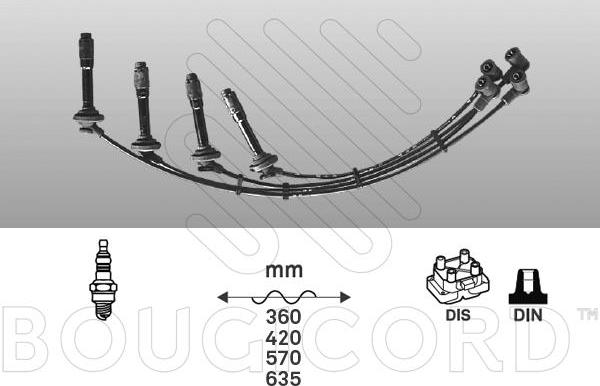 EFI 6102 - Ignition Cable Kit car-mod.net