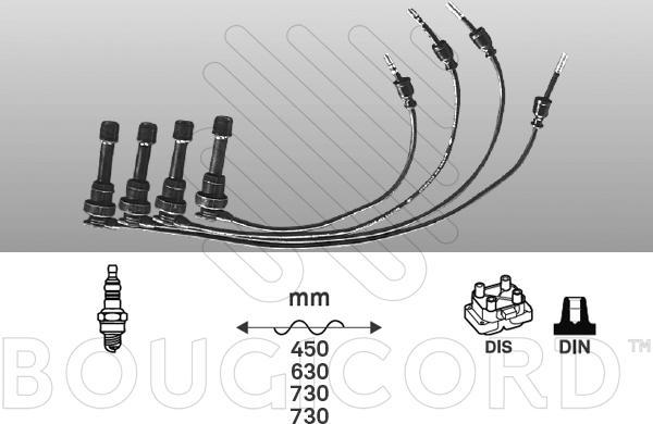 EFI 7172 - Ignition Cable Kit car-mod.net