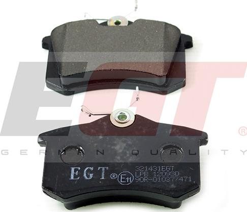 EGT 321431EGT - Brake Pad Set, disc brake car-mod.net