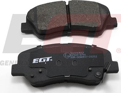 EGT 322153EGT - Brake Pad Set, disc brake car-mod.net