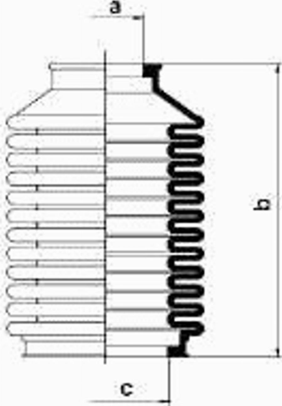 EKG 983565 - Bellow, steering car-mod.net
