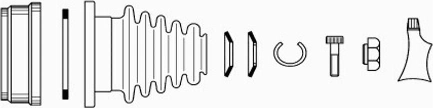 EKG 922701 - CV Joint Kit, drive shaft car-mod.net