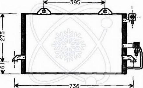 EACLIMA 30B0022 - Condenser, air conditioning car-mod.net