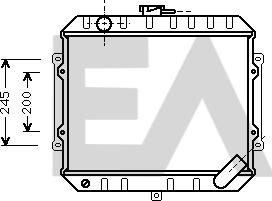 EACLIMA 31R51005 - Radiator, engine cooling car-mod.net