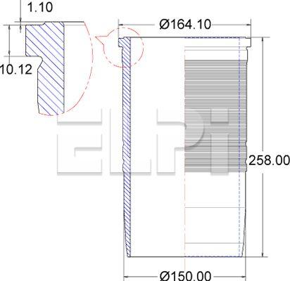 ELPI LP180 3051 - Cylinder Sleeve car-mod.net
