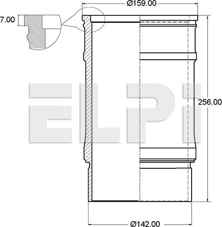 ELPI LP180 3063 - Cylinder Sleeve car-mod.net