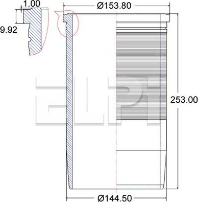 ELPI LP180 3029 - Cylinder Sleeve car-mod.net