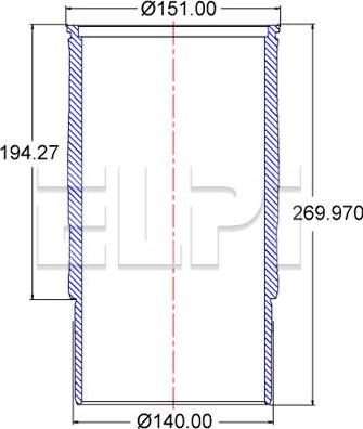ELPI LP180 3349 - Cylinder Sleeve car-mod.net