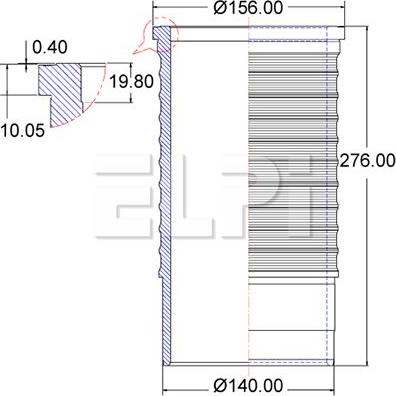 ELPI LP180 3342 - Cylinder Sleeve car-mod.net