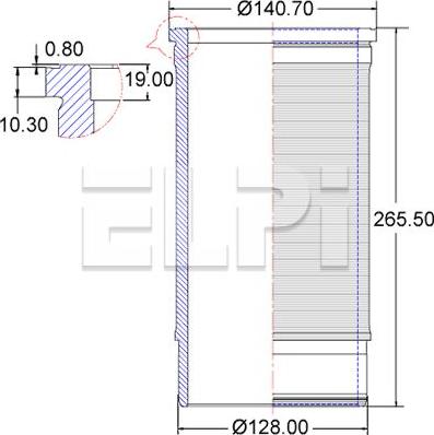 ELPI LP180 3316 - Cylinder Sleeve car-mod.net