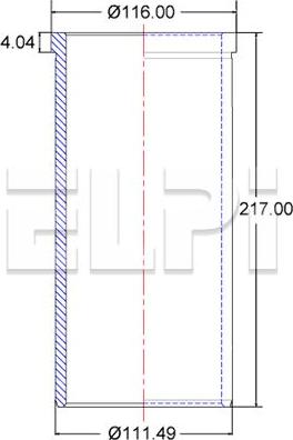 ELPI LP180 2808 - Cylinder Sleeve car-mod.net