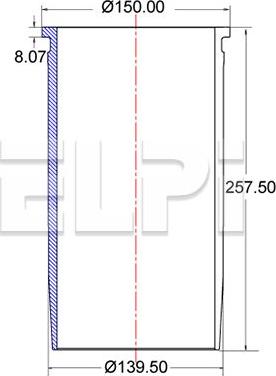 ELPI LP180 2826 - Cylinder Sleeve car-mod.net