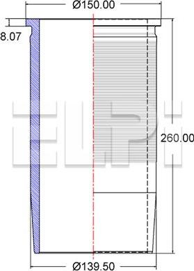 ELPI LP180 2820 - Cylinder Sleeve car-mod.net