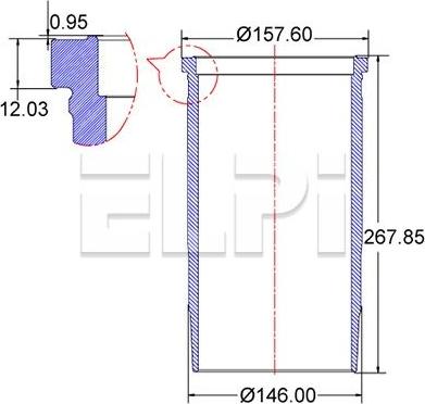 ELPI LP180 2234 - Cylinder Sleeve car-mod.net