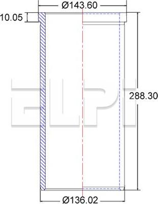 ELPI LP180 2230 - Cylinder Sleeve car-mod.net