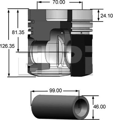 ELPI LP181 3028 STD - Piston car-mod.net