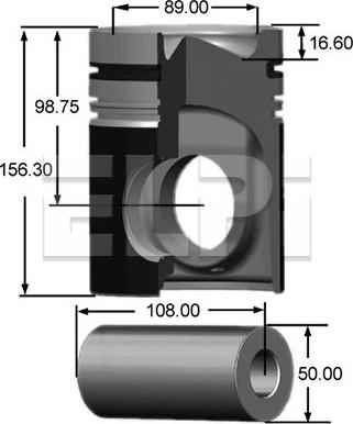 ELPI LP181 3329 STD - Piston car-mod.net
