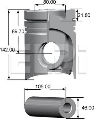ELPI LP181 2830 STD - Piston car-mod.net