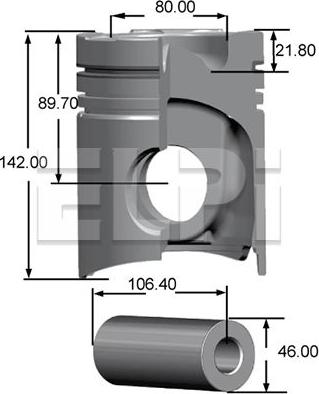 ELPI LP181 2832 STD - Piston car-mod.net