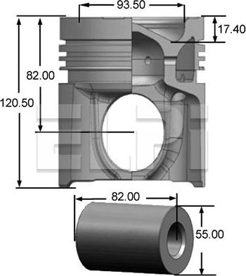 ELPI LP181 2244 STD - Piston car-mod.net