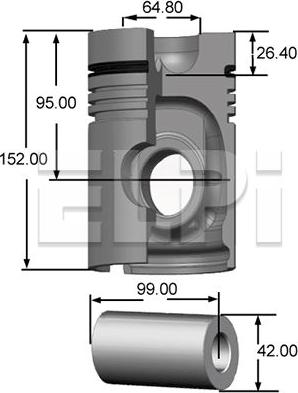 ELPI LP181 2218 STD - Piston car-mod.net