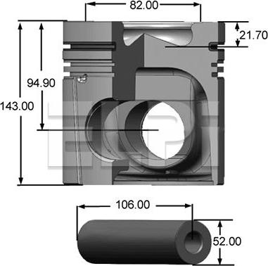 ELPI LP181 2232 STD - Piston car-mod.net