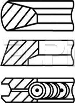 ELPI LP182 3051 STD - Piston Ring Kit car-mod.net