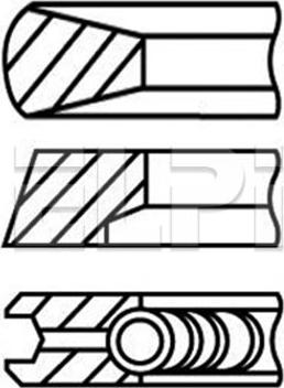 ELPI LP182 3056 STD - Piston Ring Kit car-mod.net
