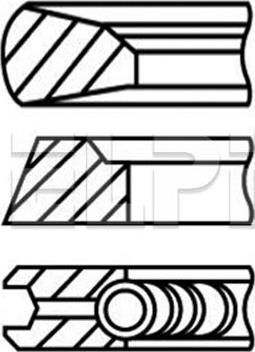 ELPI LP182 3332 STD - Piston Ring Kit car-mod.net