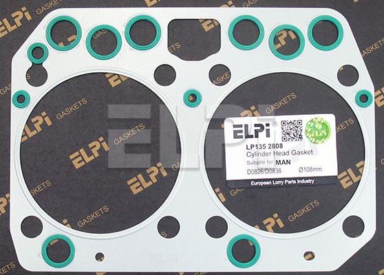 ELPI LP135 2808 - Gasket, cylinder head car-mod.net