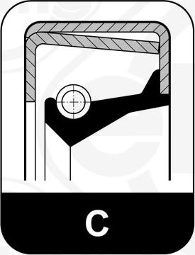 Elring 175.830 - Shaft Seal, manual transmission car-mod.net
