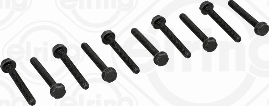 Elring 897.440 - Bolt Set, crankshaft brackets car-mod.net
