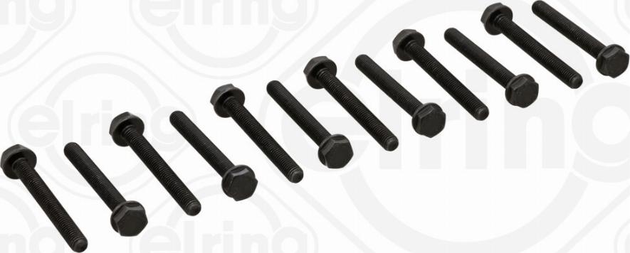 Elring 897.450 - Bolt Set, crankshaft brackets car-mod.net