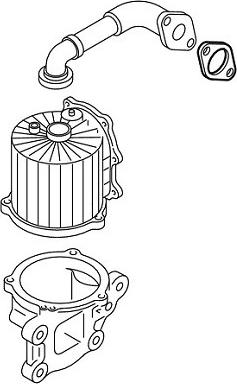 Elring 387.520 - Valve cover Seal, crankcase breather car-mod.net