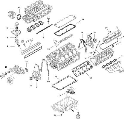 Elring LS Gen IV LS9 - Full Gasket Set, engine car-mod.net