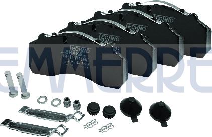Emmerre 960944 - Brake Pad Set, disc brake car-mod.net