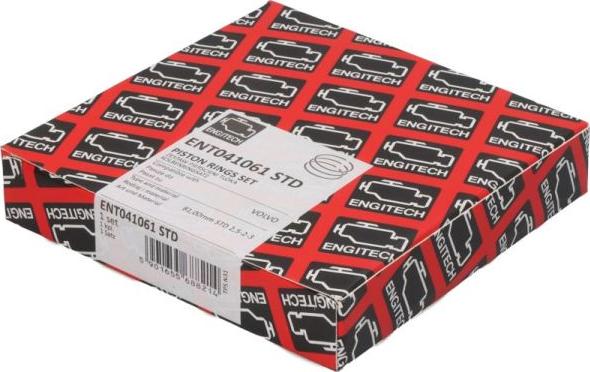 ENGITECH ENT041061 STD - Piston Ring Kit car-mod.net