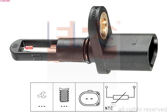EPS 1.994.006 - Sensor, intake air temperature car-mod.net