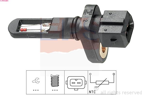 EPS 1.994.001 - Sensor, intake air temperature car-mod.net